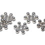 Distantier metalic, platina, 7x2 mm