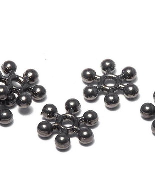 Distantier metalic, gunmetal, 7x2 mm