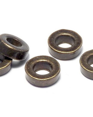 Distantier metalic, bronz, 6x2 mm