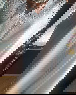 BLUZA SUPERBA PANZA DE BUMBAC CU BRODERIE