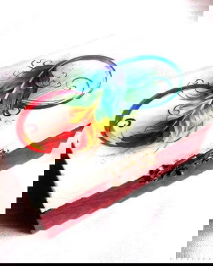 Cutie din lemn decorata 38266