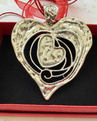 Colier MARTISOR zamac argintat