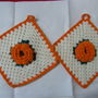 2 pot holders bumbac