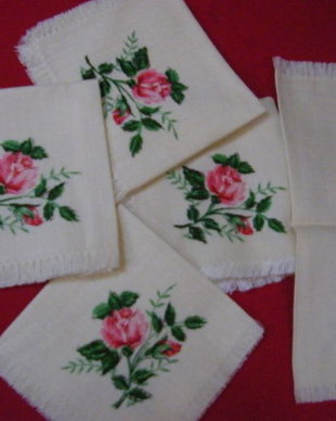 Set 5 servete cu imprimeu