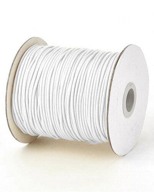 Ata din poliester cerata, 0.5 mm, alba