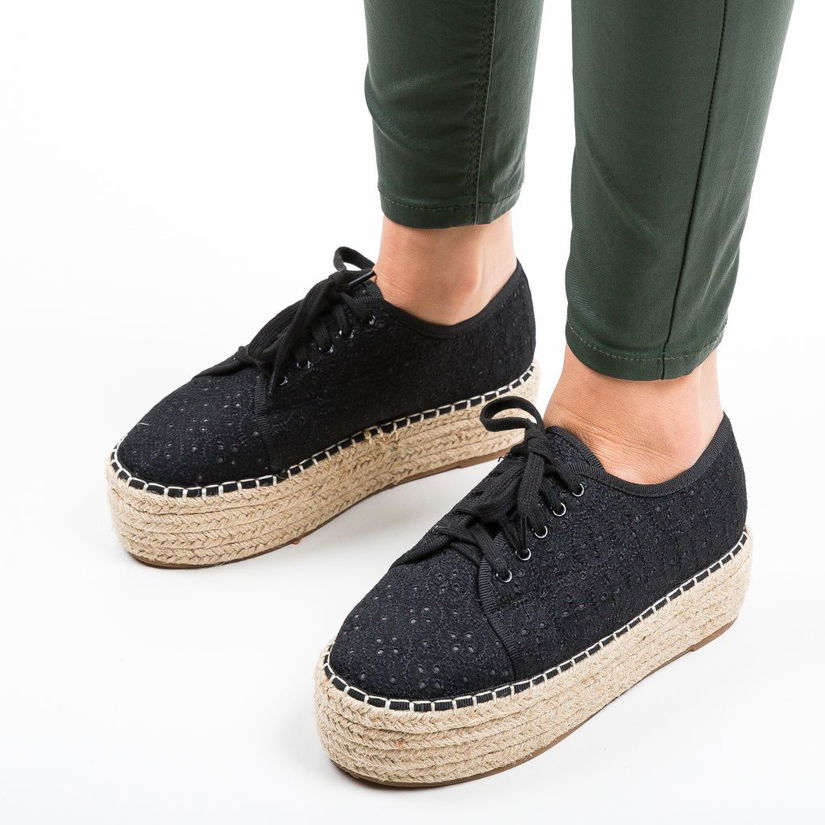 Espadrile Azoran Negre