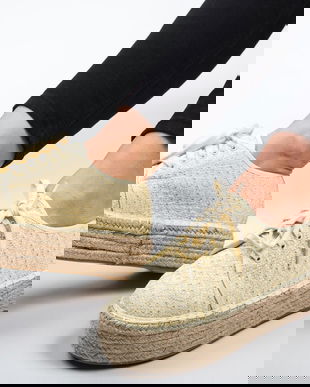 Espadrile Azoran Bej