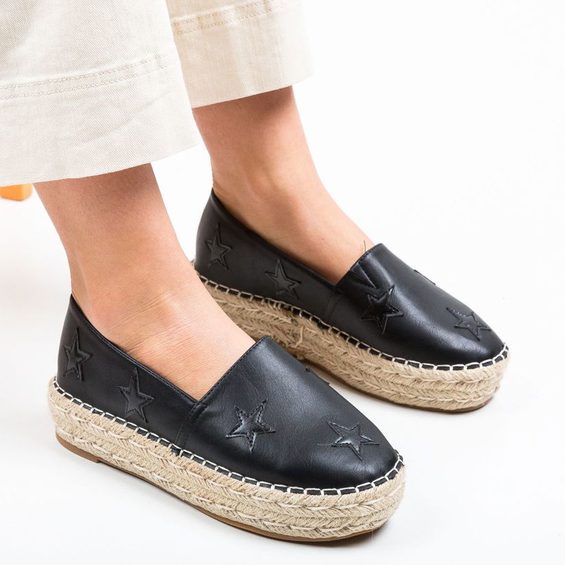 Espadrile Aerio Negre