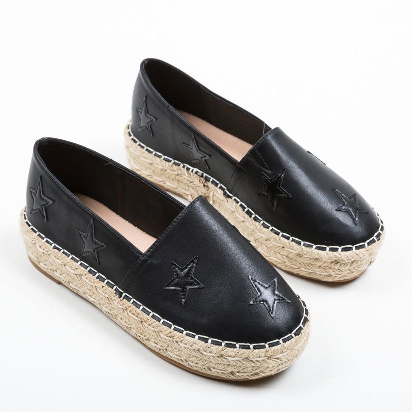 Espadrile Aerio Negre