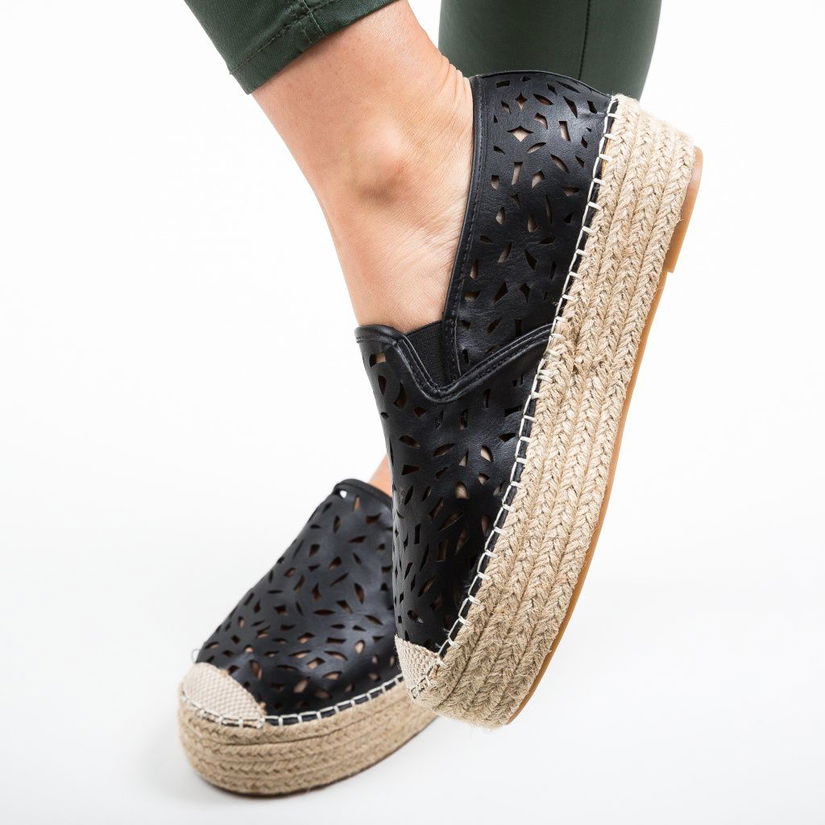 Espadrile Aroq Negre