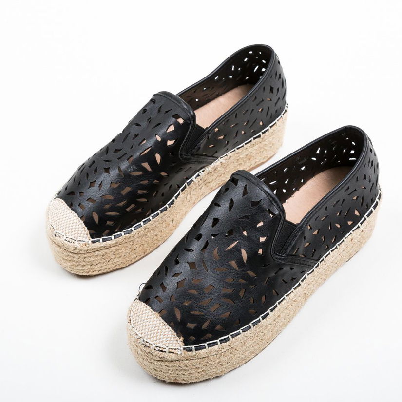 Espadrile Aroq Negre