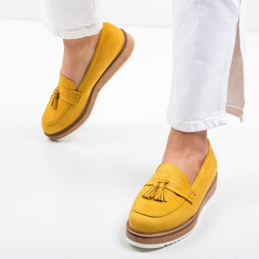 Espadrile Casual Boner Galbeni