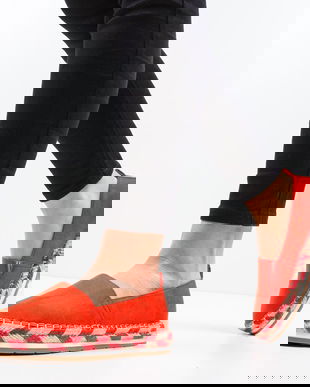 Espadrile Amiz Rosii