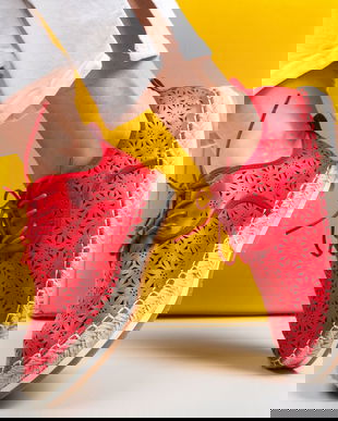 Pantofi Casual Cromos Rosii