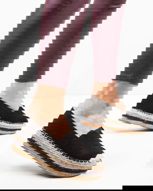 Espadrile Akity Negre
