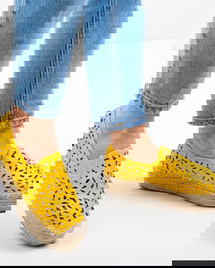 Espadrile Aroq Galbene