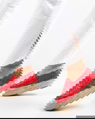 Espadrile Aroq Rosii