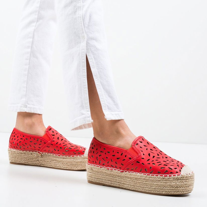 Espadrile Aroq Rosii