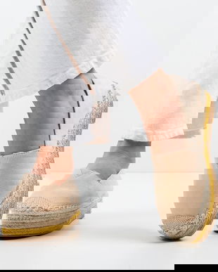 Espadrile Akity Bej