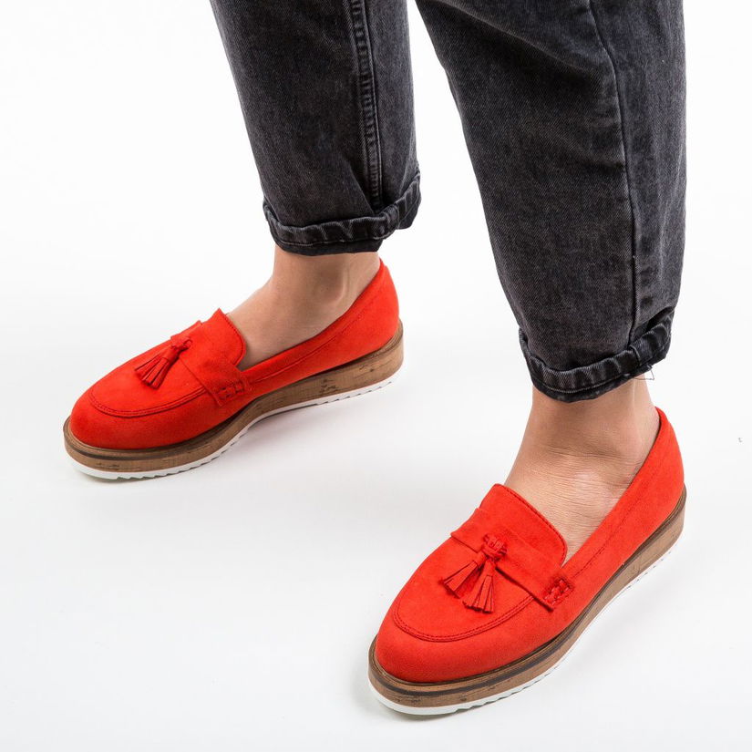 Espadrile Casual Boner Rosii