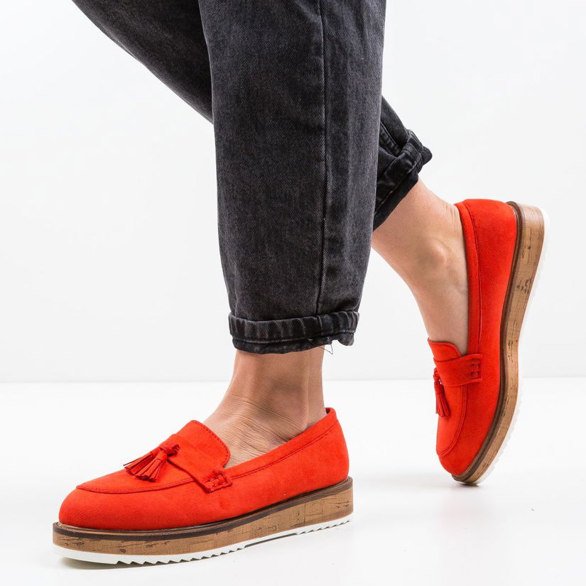 Espadrile Casual Boner Rosii