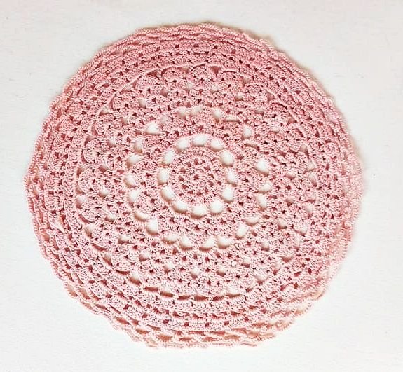mileu roz pal crosetat manual , 15 cm