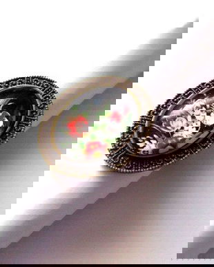 Inel cu model floral 38132