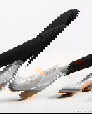 Botine Blove Argintii