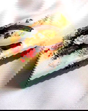 Cutie din lemn decorata 38273