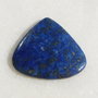 Cabochon lapis lazuli subtire (INDIA - lucrat manual) aprox 3.3x27.4x26.5 mm