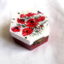 cutie lemn decorata cu maci 38689