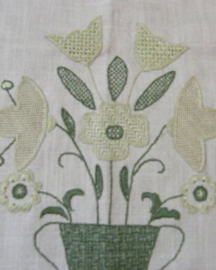 Broderie-pt husa perna decor