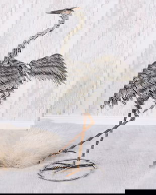 Pasare Enzo din metal