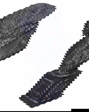 Statueta din rasini cu un terier