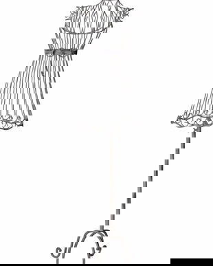 Manechin din fier forjat antik grey