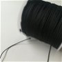 Snur cu nylon (guta) in interior, negru, 0,8mm - 1m