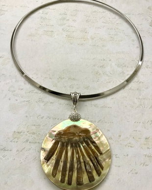 Colier pandant Paua-Shell