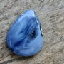 Cabochon opal albastru, 38x29 mm