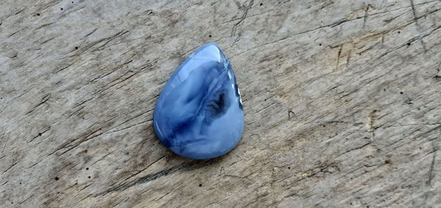 Cabochon opal albastru, 38x29 mm