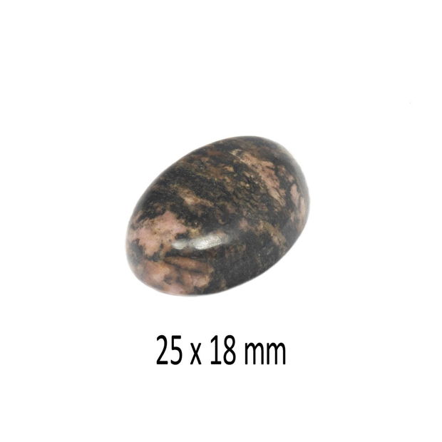 Cabochon Rodonit, 25 x 18 mm, A202