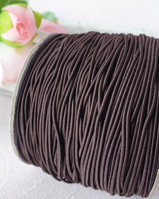 Snur elastic, Coconut Brown, 0.8 mm