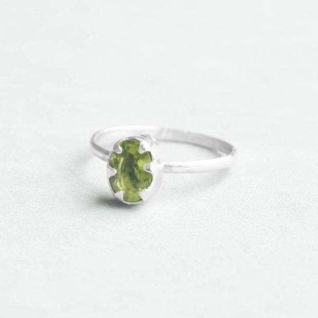 Inel Argint 925 si Peridot