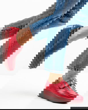 Pantofi Casual Groma Rosii