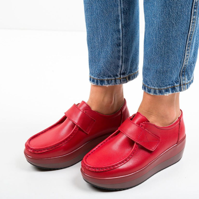 Pantofi Casual Groma Rosii