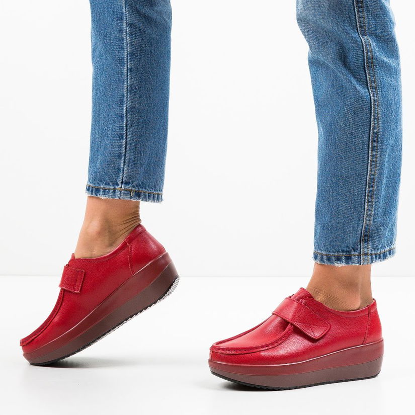 Pantofi Casual Groma Rosii