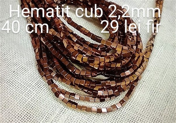 Hematit cub , 1 fir,