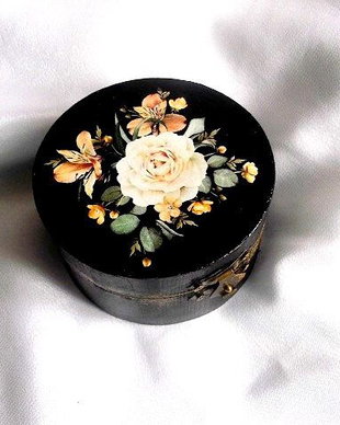 Cutie din lemn rotunda 38705