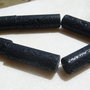 Tub mare din lava neagra aprox 13-13.5x40-40.5 mm