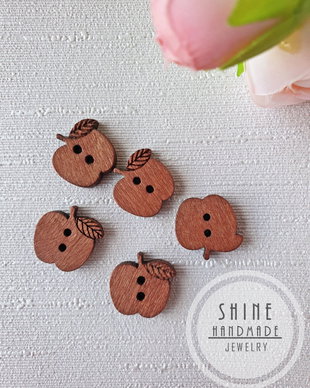 Nasturi mar, Saddle Brown, 15x17x4mm