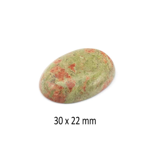 Cabochon Unakite, 30 x 22  mm, A226